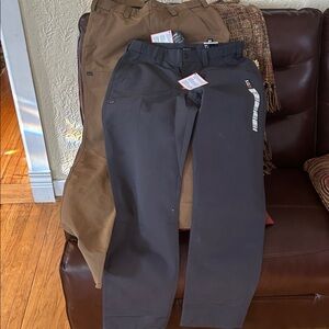 5.11 NWT 2 Men's Fast Tac Urban Pants (1) Battle Brown (1) Charcoal 36w/36l